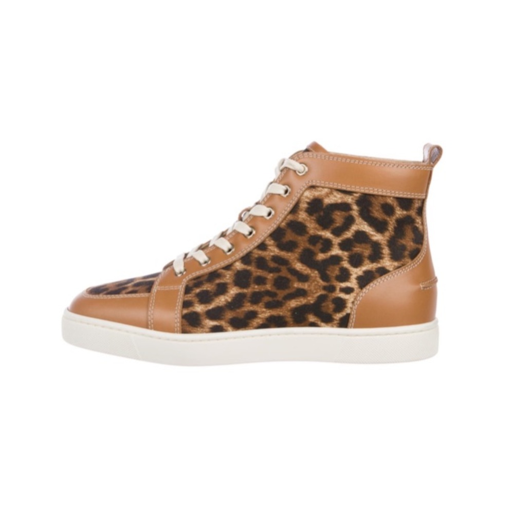 CHRISTIAN LOUBOUTIN Louis Flat High-Top Sneakers